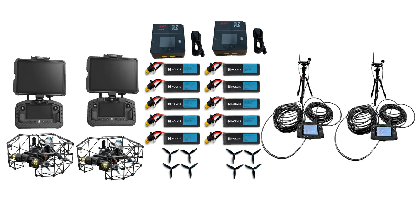 Nolvis X1 Pro kit — Standard kit plus two range extender sets
