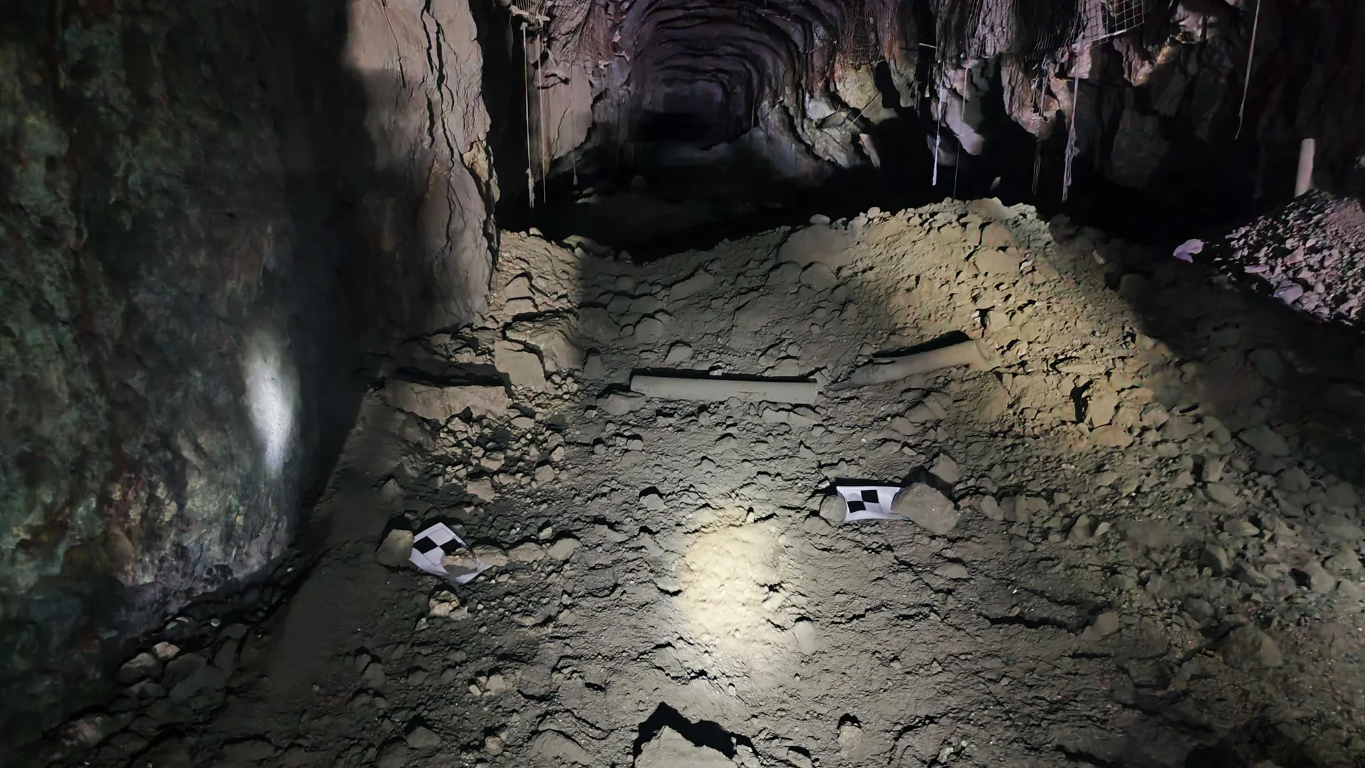 Underground mine environment — ore pass inspection context